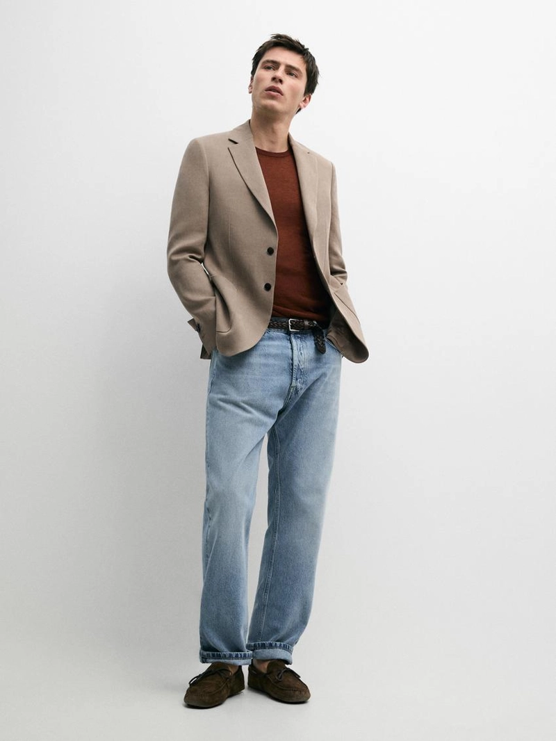 Джинсы прямого кроя