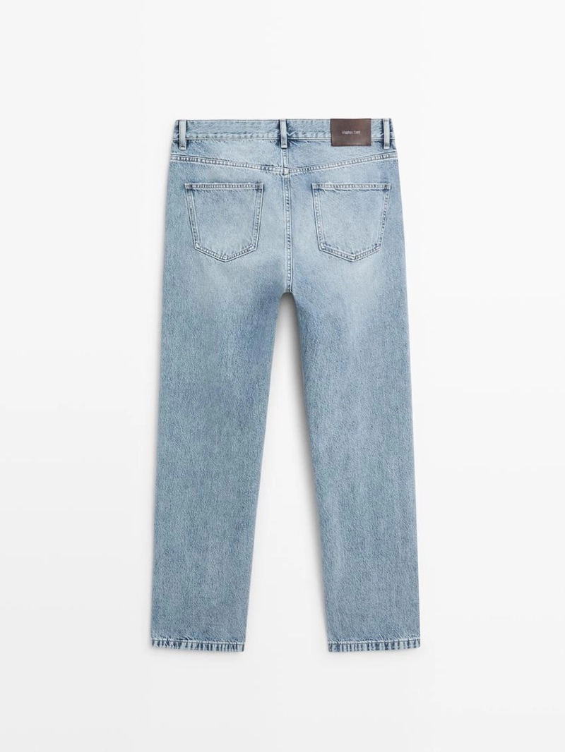 Джинсы прямого кроя