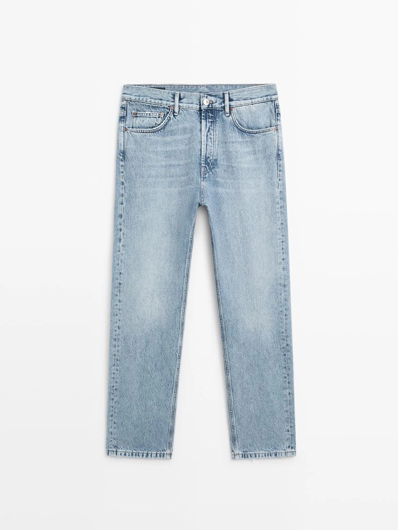 Джинсы прямого кроя