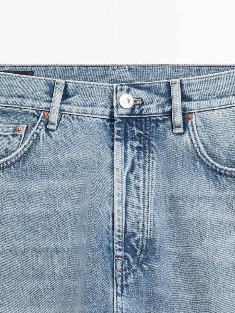 Джинсы прямого кроя