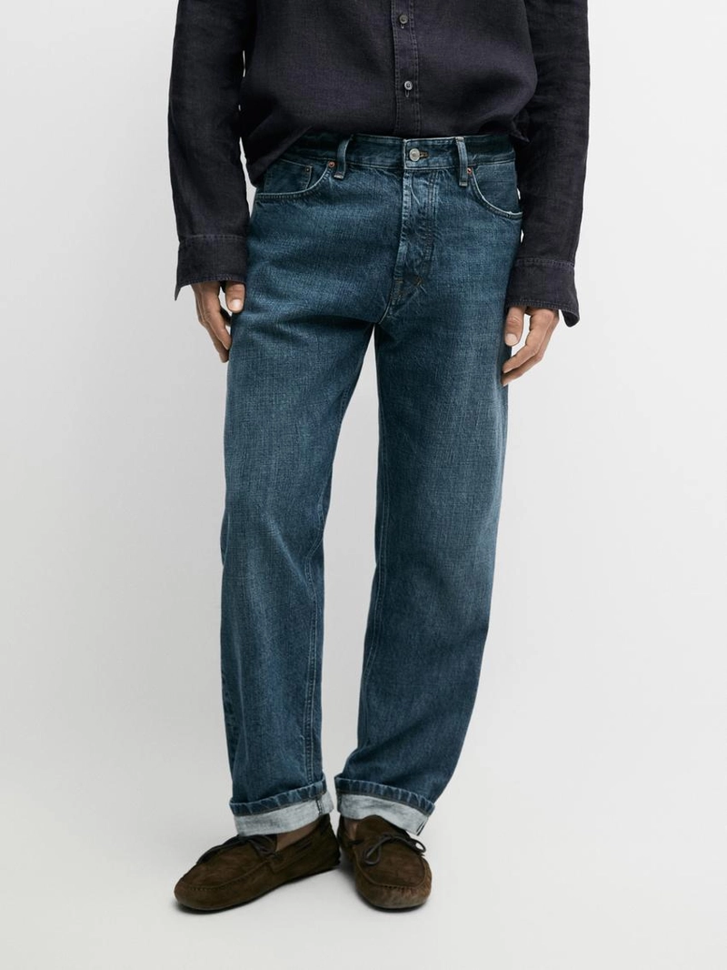 Джинсы прямого кроя