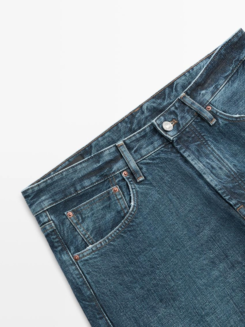 Джинсы прямого кроя