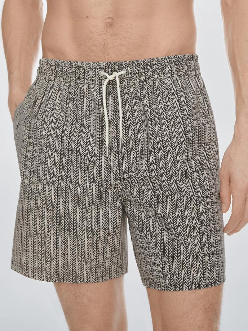 Купальник в шахматный узор