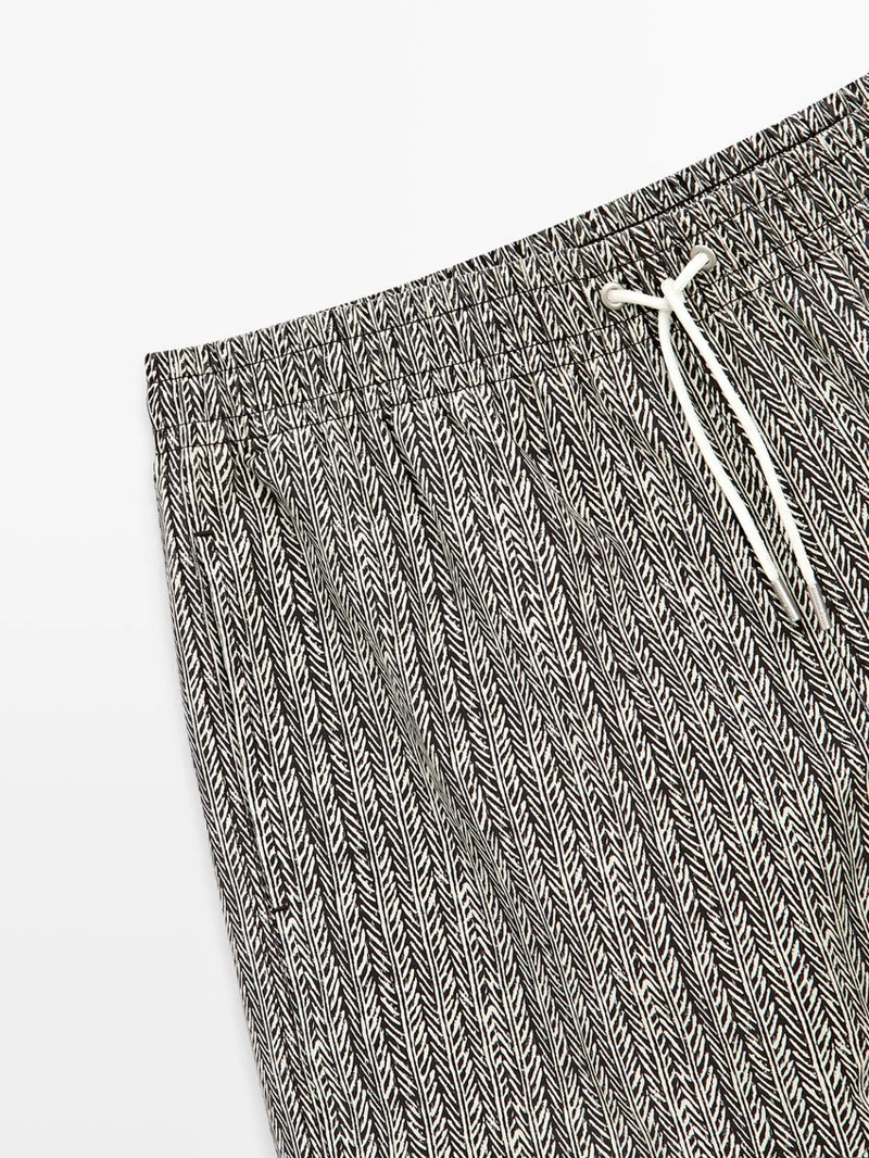 Купальник в шахматный узор