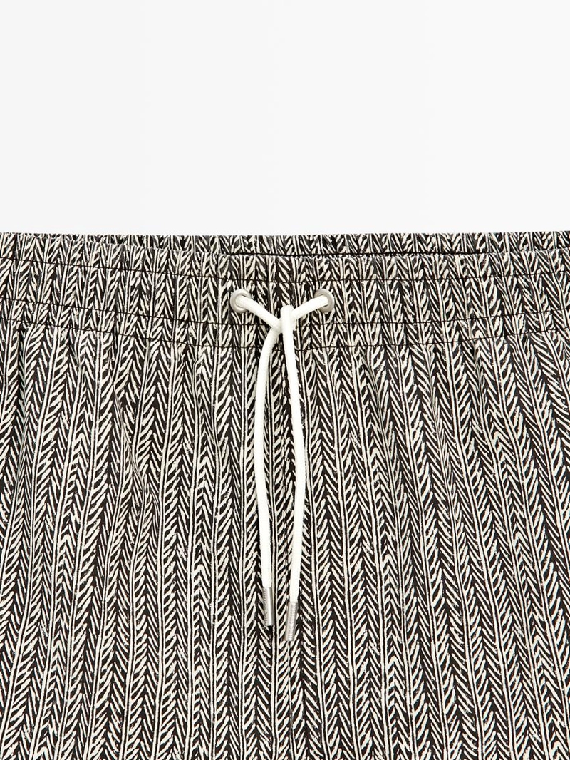 Купальник в шахматный узор