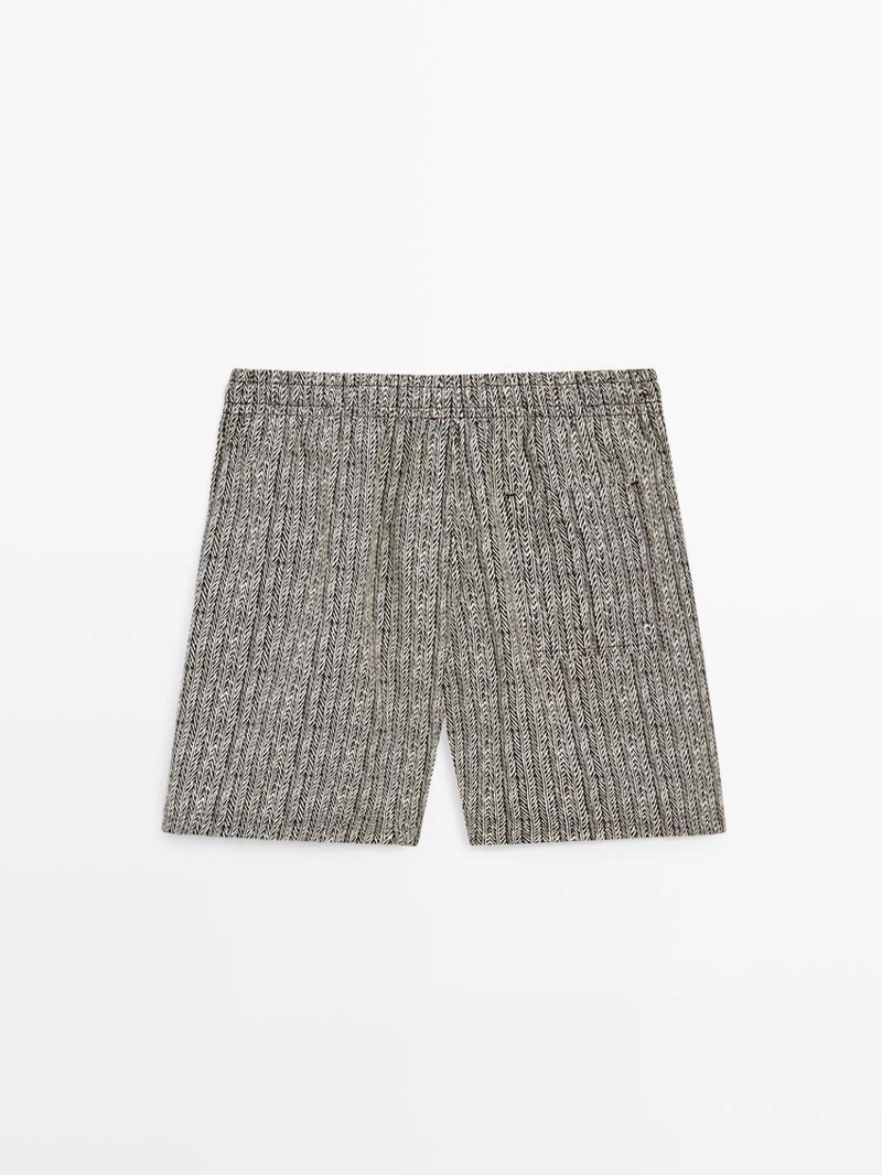 Купальник в шахматный узор