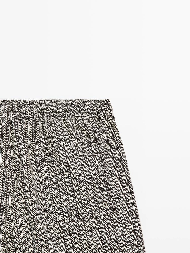 Купальник в шахматный узор