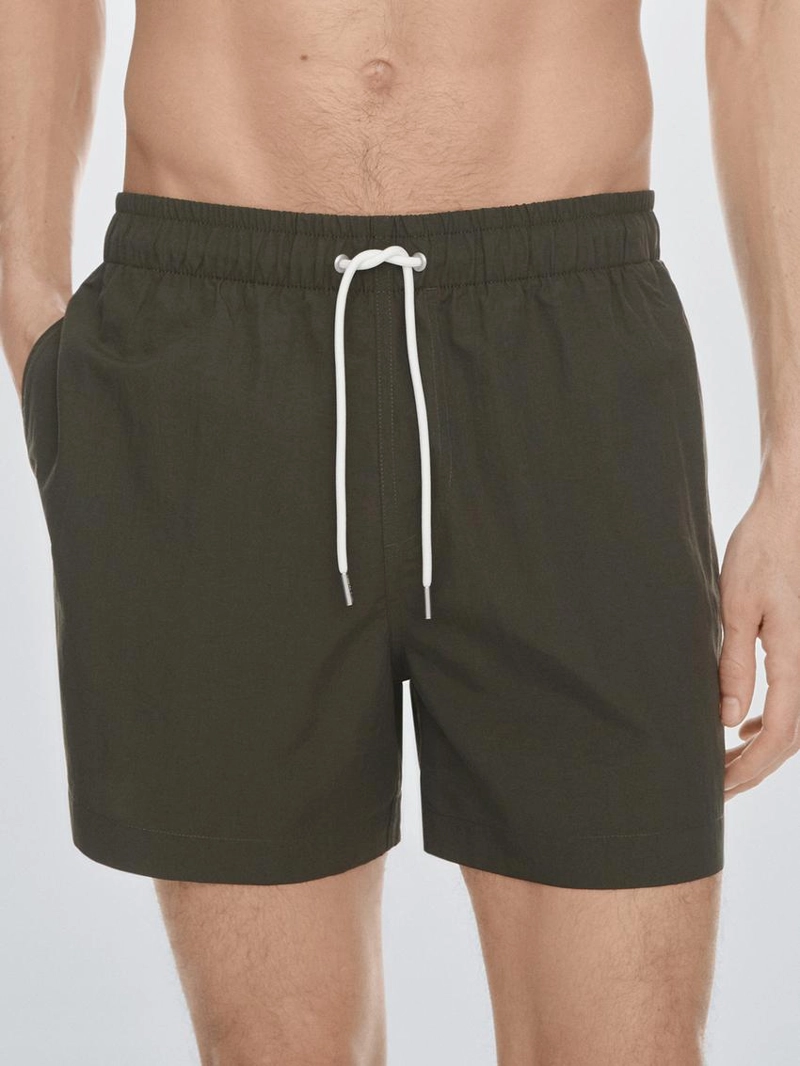 Купальник однотонный