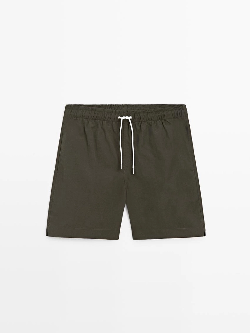 Купальник однотонный