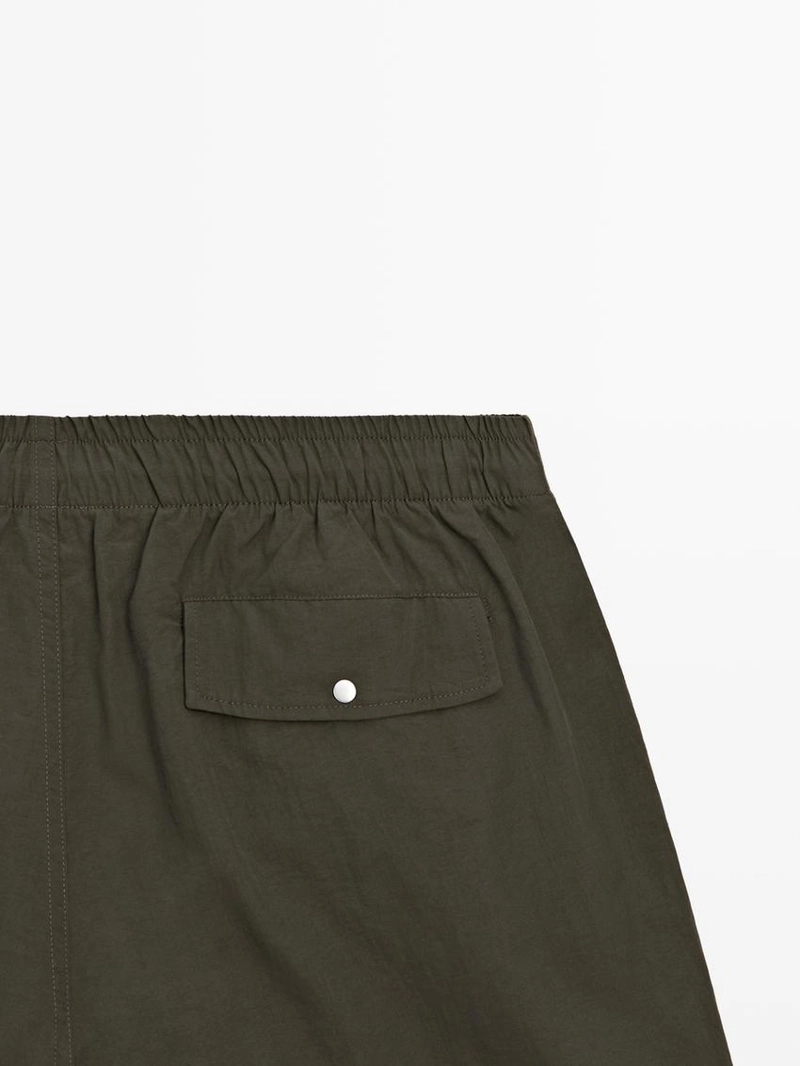 Купальник однотонный