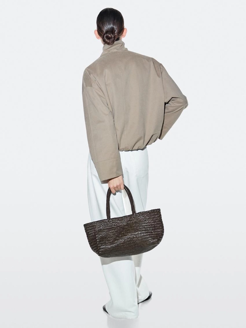 Сумка-тоут среднего размера с плетением