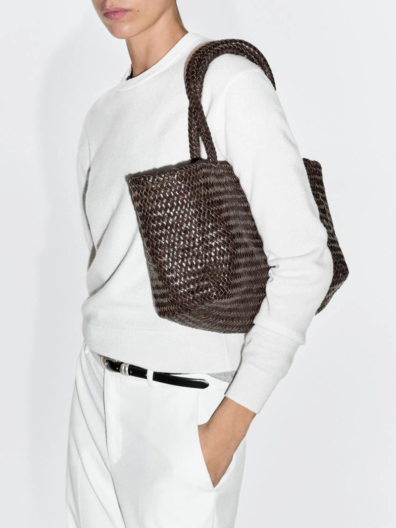 Сумка-тоут среднего размера с плетением