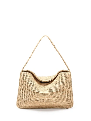 Сумочка с короткими ручками из рафии- Заказать в России