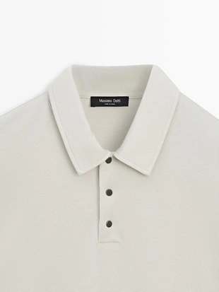 Поло с коротким рукавом из 100% хлопка- Заказать в России