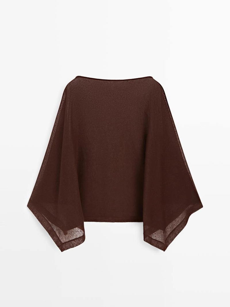 Потоковый плащ из льняной смеси