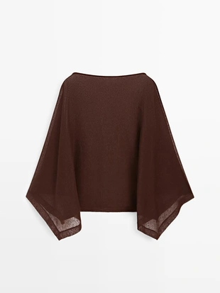 Потоковый плащ из льняной смеси- Заказать в России