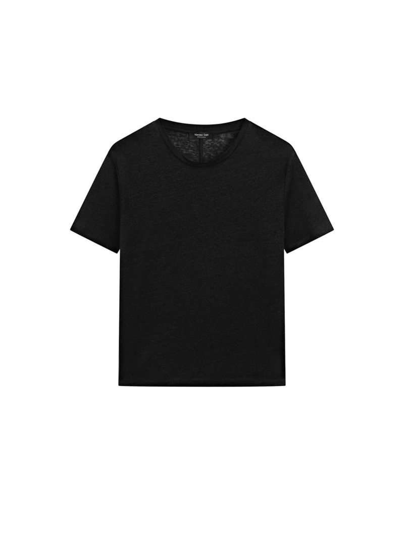 Футболка с коротким рукавом из льна