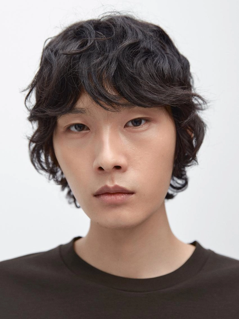 Футболка из хлопкового микса прямого кроя с коротким рукавом