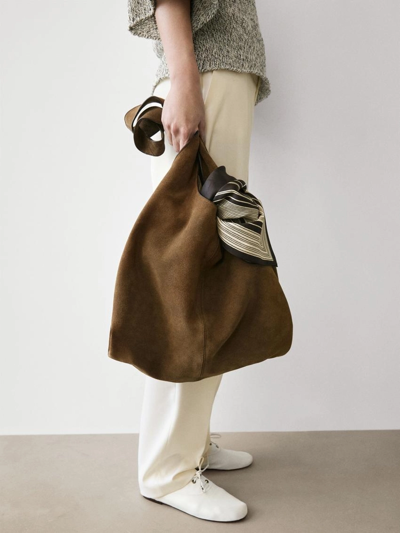 Пуловер-пончо из вязаного хлопка