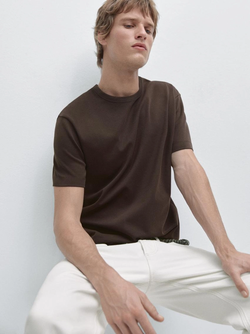 Футболка с коротким рукавом из 100% хлопка