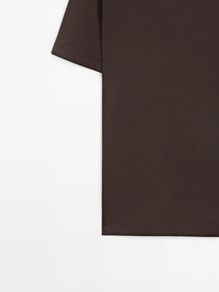 Футболка с коротким рукавом из 100% хлопка- Заказать в России