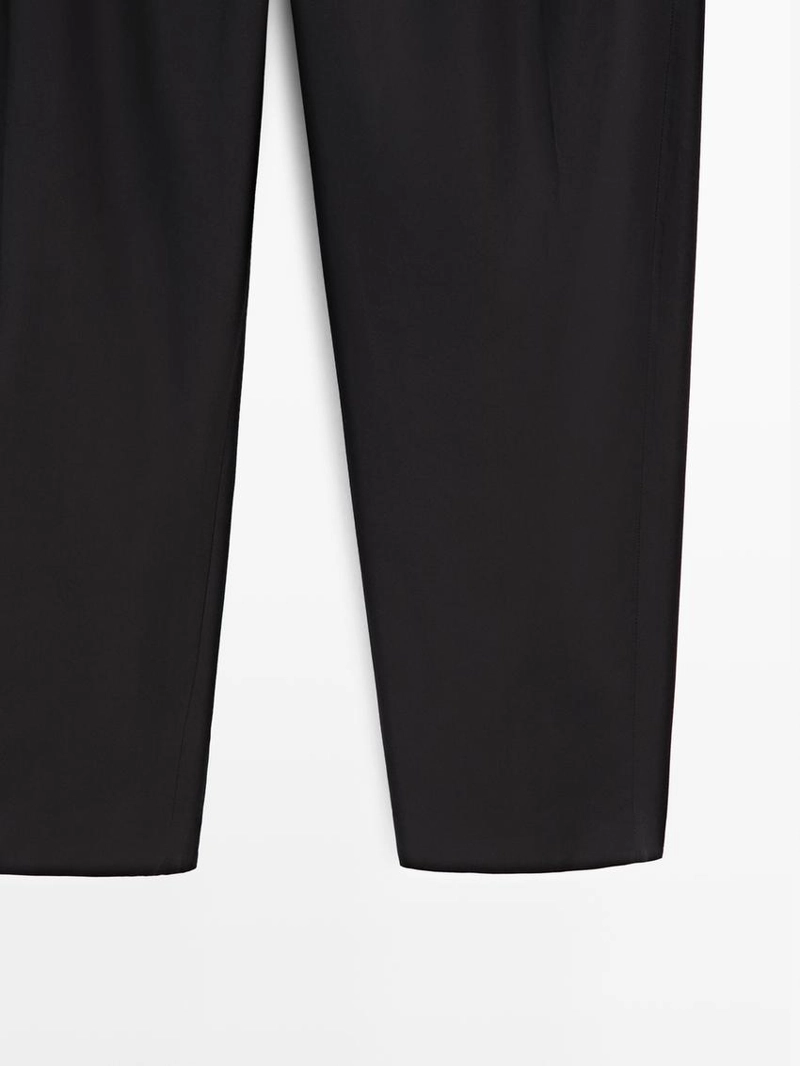 Хлопковые брюки с двойными стрелами