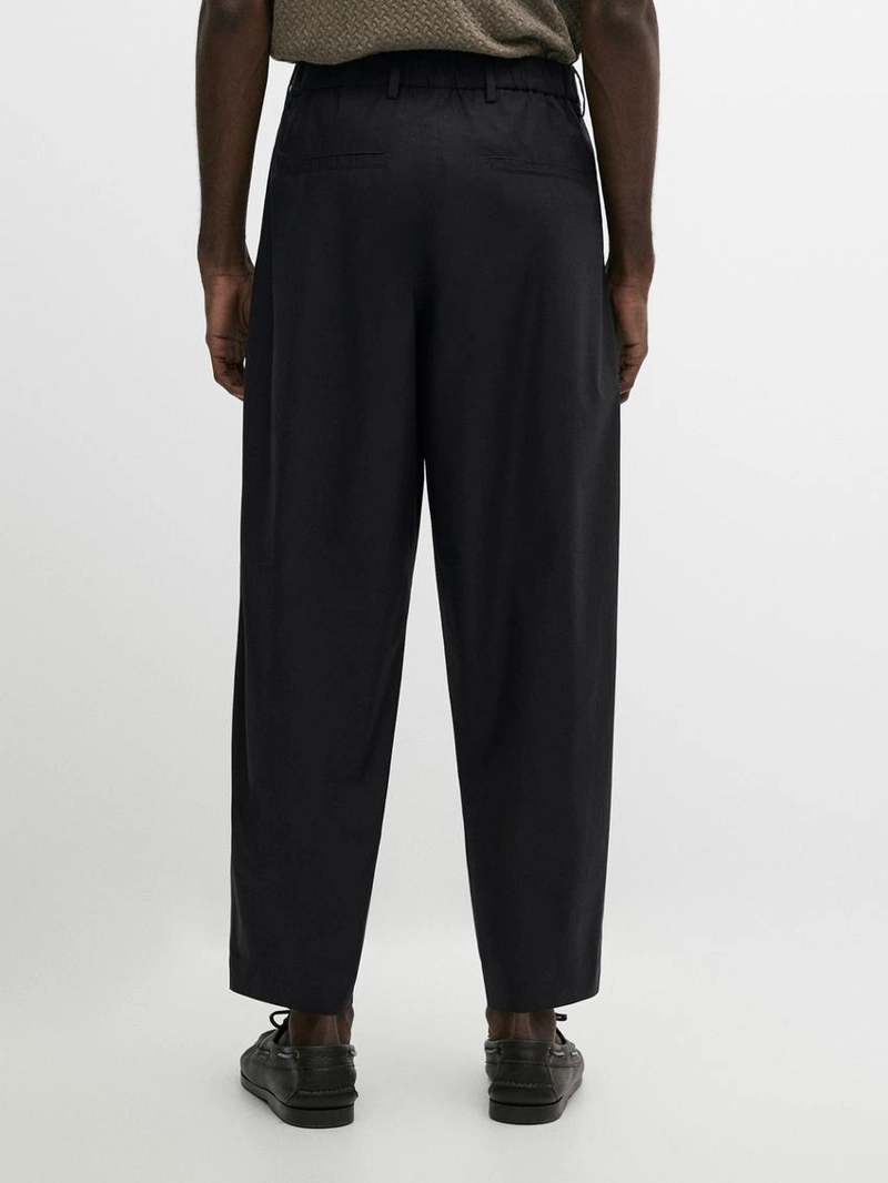 Хлопковые брюки с двойными стрелами