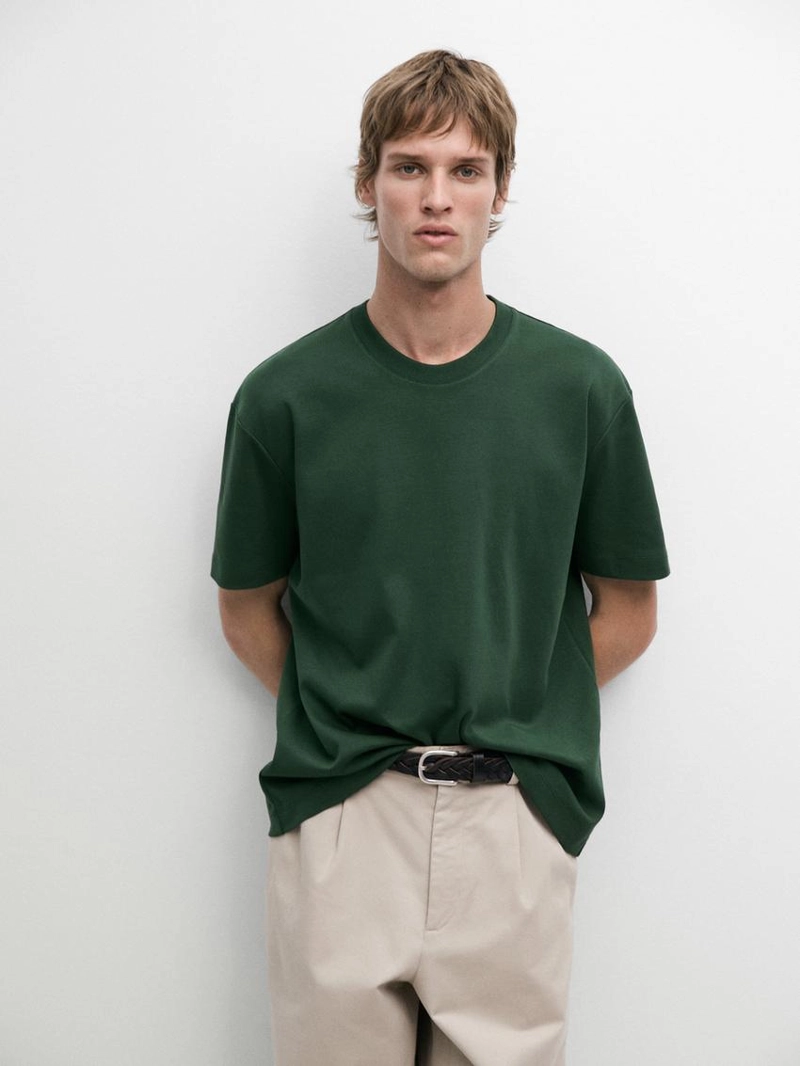 Футболка из 100% хлопка среднего веса