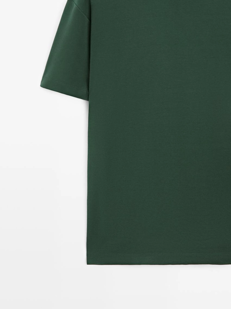 Футболка из 100% хлопка среднего веса