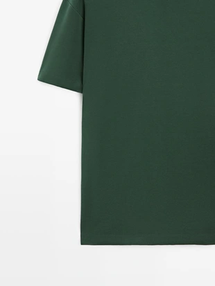 Футболка из 100% хлопка среднего веса- Заказать в России