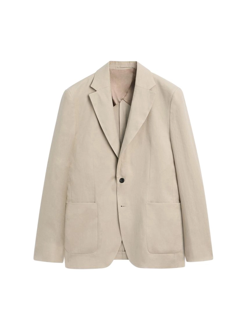 Пиджак из льна для костюма