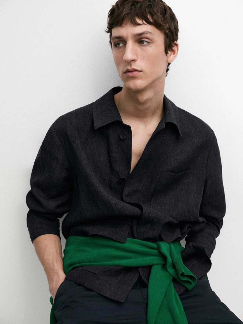 Хлопковые бермуды с деталями на талии