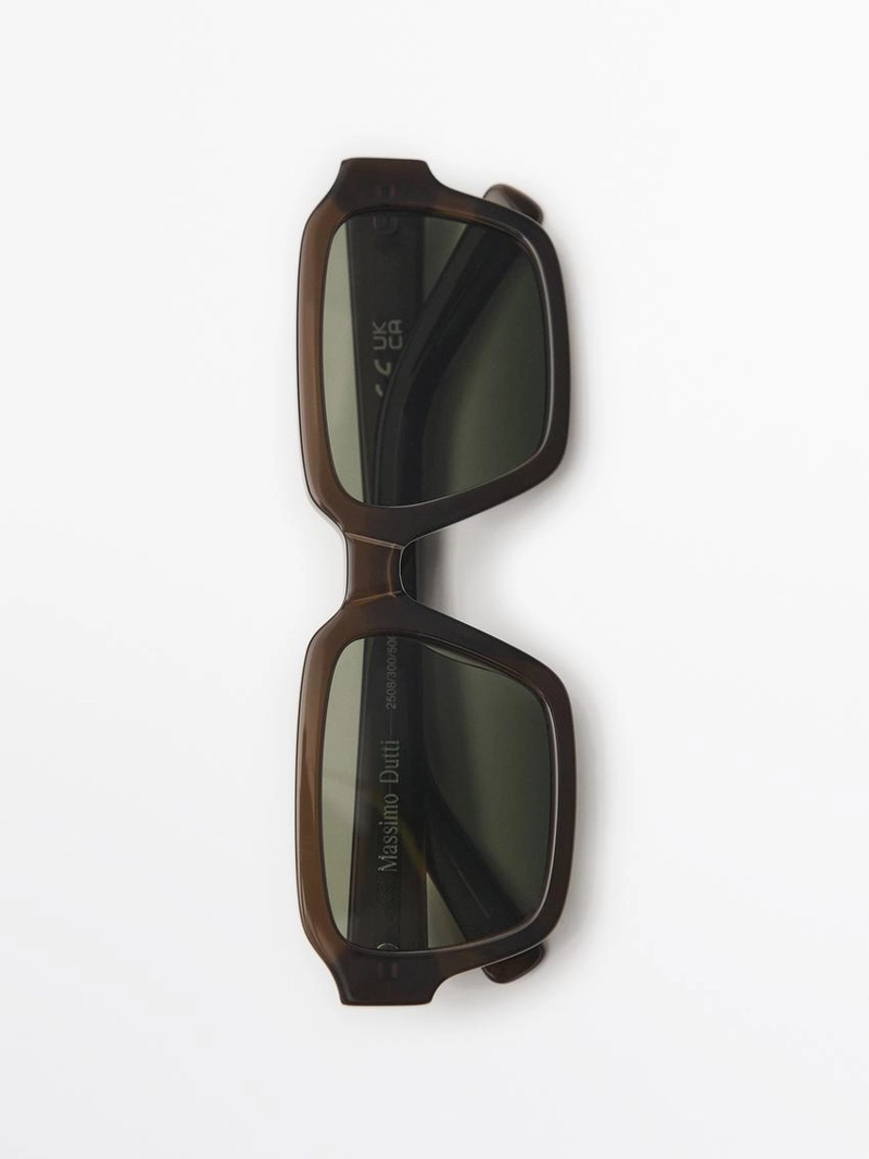 Солнечные очки прямоугольной формы