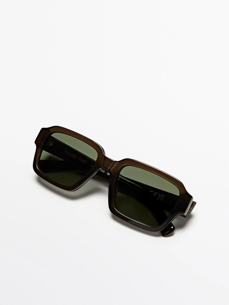 Солнечные очки прямоугольной формы