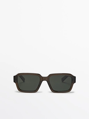 Солнечные очки прямоугольной формы- Заказать в России