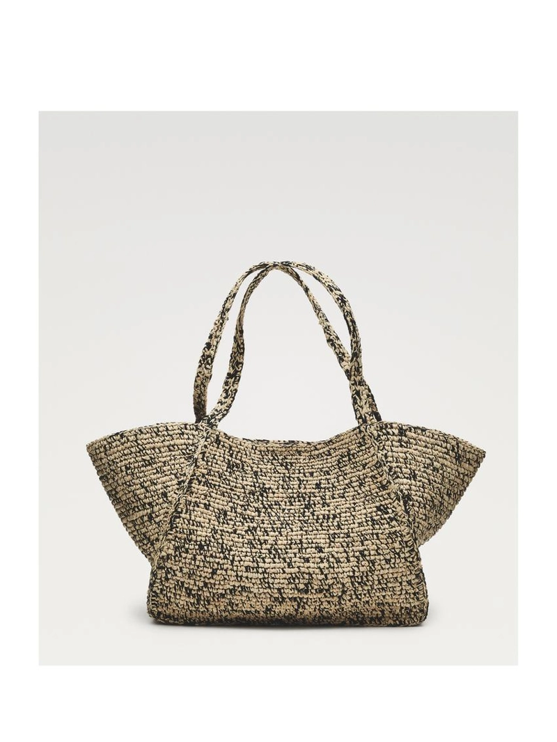 Сумка-тоут среднего размера из 100% райфии