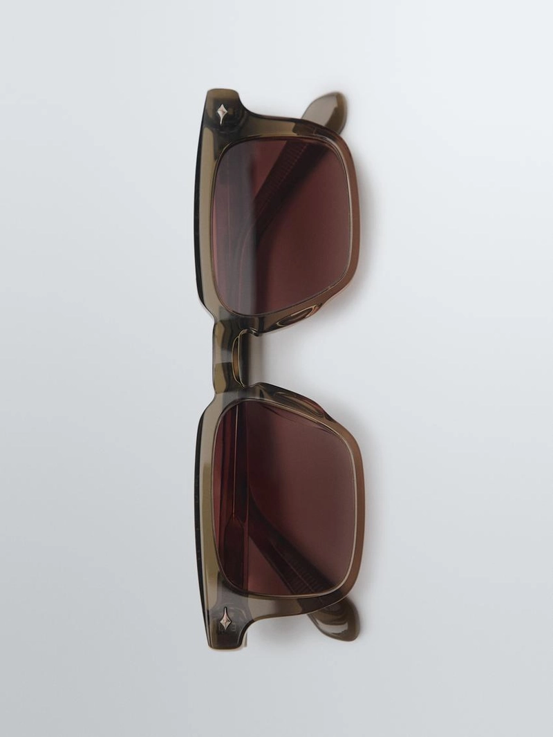 Узкие прямоугольные солнечные очки