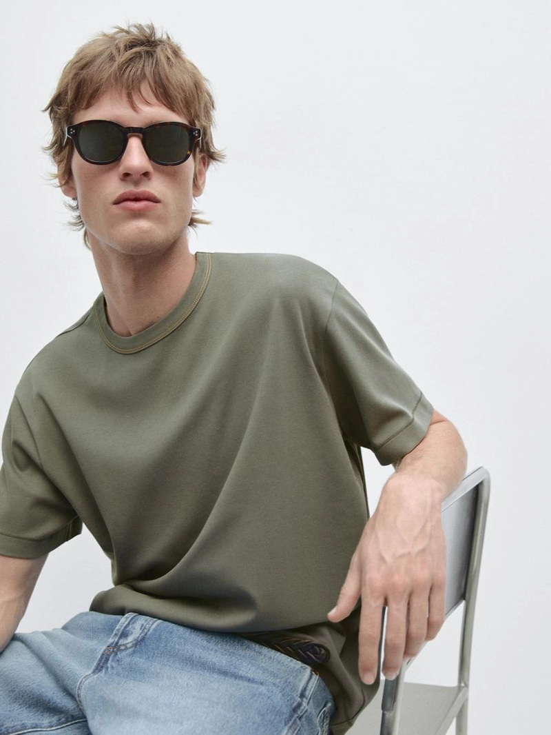 Футболка с коротким рукавом из 100% хлопка