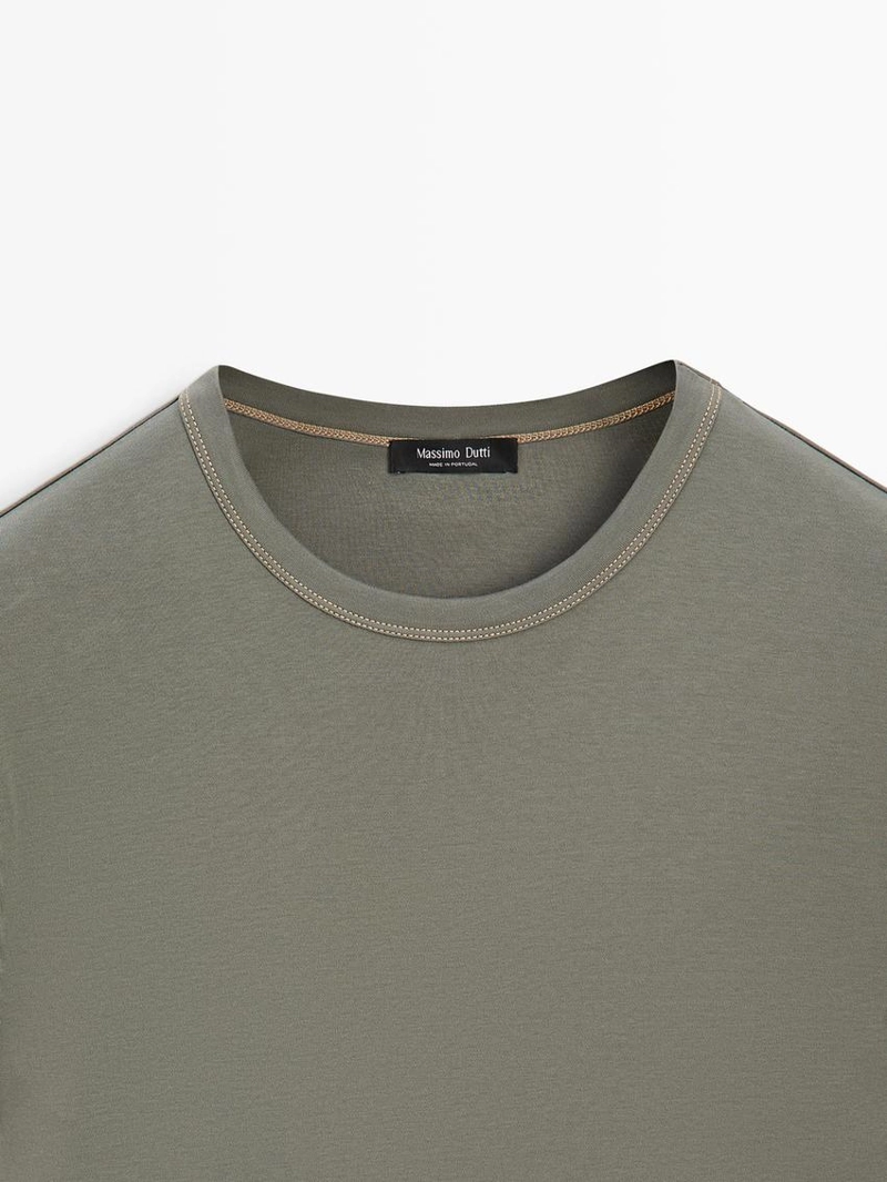 Футболка с коротким рукавом из 100% хлопка