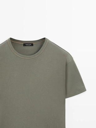 Футболка с коротким рукавом из 100% хлопка- Заказать в России