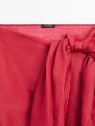 Юбка-парео из 100% рами- Заказать в России