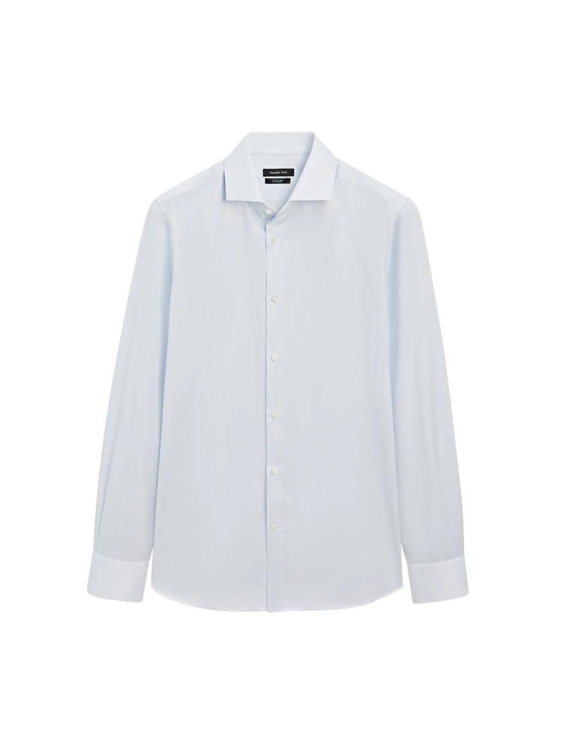 Рубашка slim fit из 100% хлопка