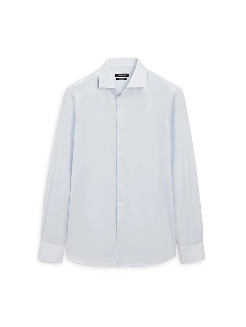 Рубашка slim fit из 100% хлопка