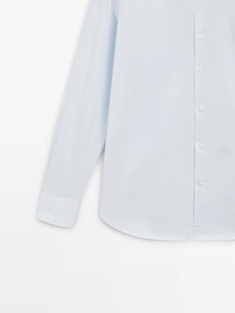 Рубашка с текстурой из 100% хлопка