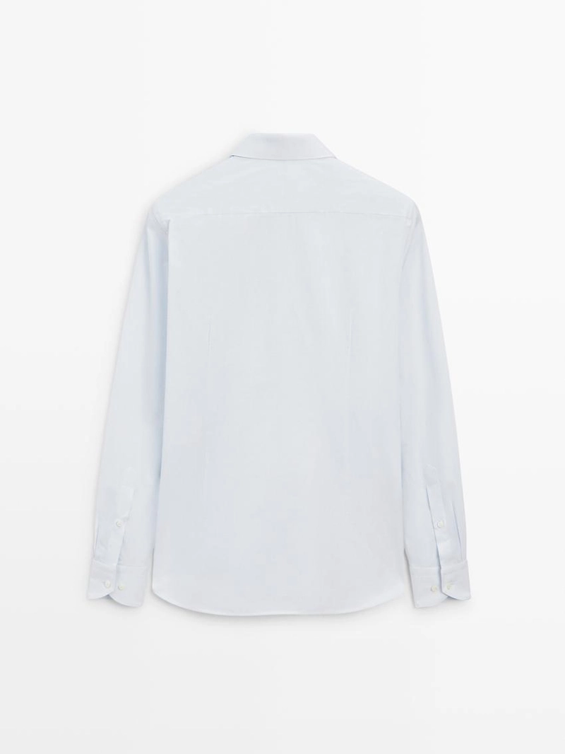 Рубашка с текстурой из 100% хлопка