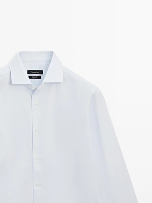 Рубашка с текстурой из 100% хлопка- Заказать в России