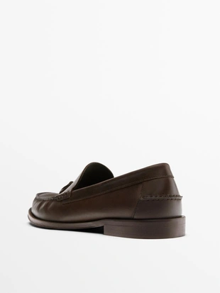 Лоферы с кисточками из масленой кожи- Заказать в России