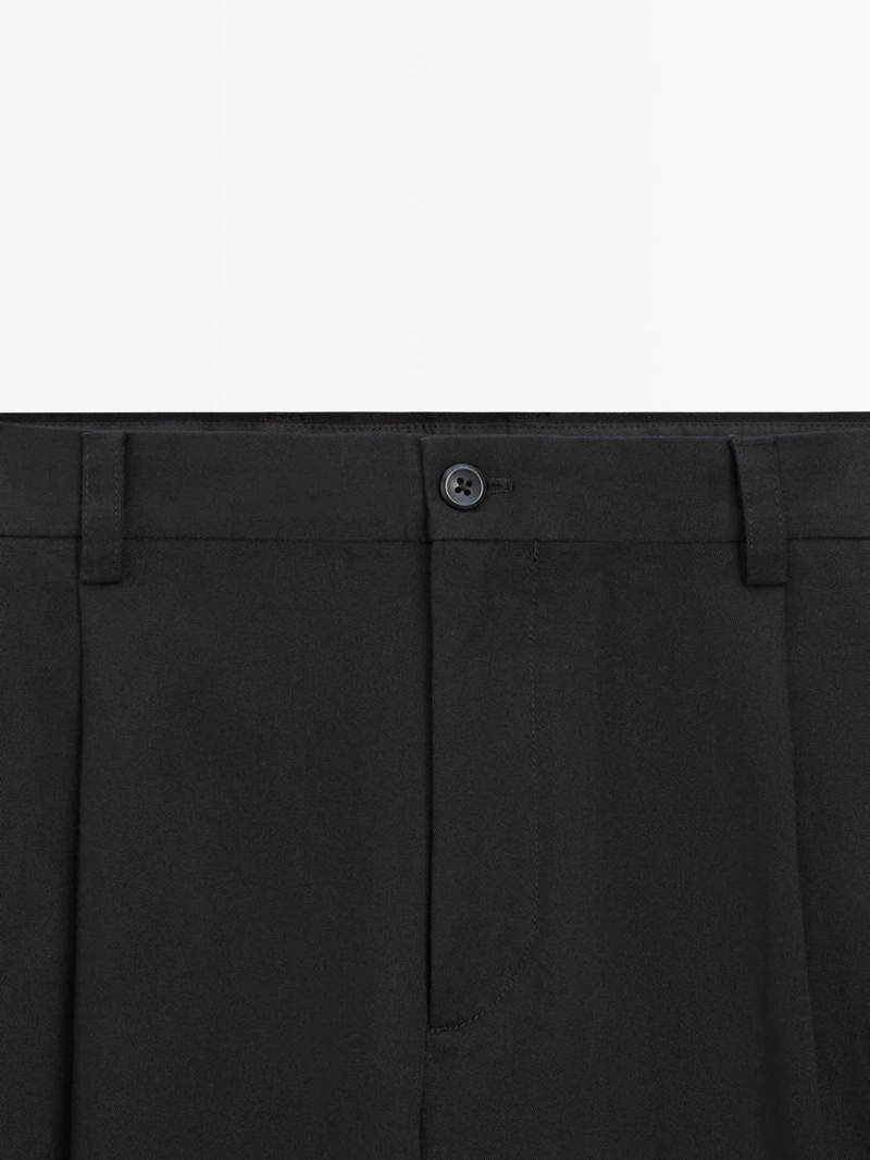 Хлопковые брюки с ластиком