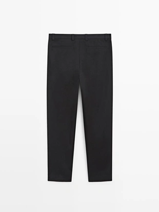 Хлопковые брюки с ластиком- Заказать в России