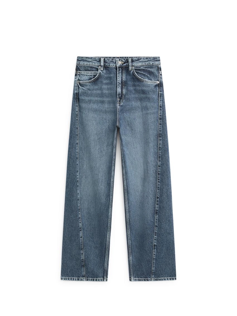 Джинсы с бочонковым кроем